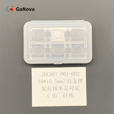 µm du ≤ 10 du µm ±25 TTV de 10*10.5mm2 GaN Single Crystal Substrate Thickness 350