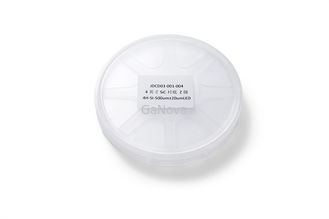 Plaquette épitaxiale SiC biseautée 150,0 mm + 0 mm/-0,2 mm 350,0 um ± 25,0 um