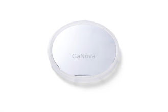 bord épitaxial de gaufrette de gaufrette de SiC de la forme en cristal 4H biseautant le ± 25.0um de 350.0um