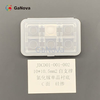 µm du ≤ 10 du µm ±25 TTV de 10*10.5mm2 GaN Single Crystal Substrate Thickness 350