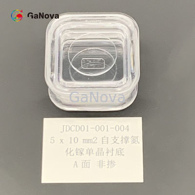 TTV ≤ 10 μm Façade A non dopée de type N, GaN à base de cristal unique, résistance de 0,1 Ω·cm