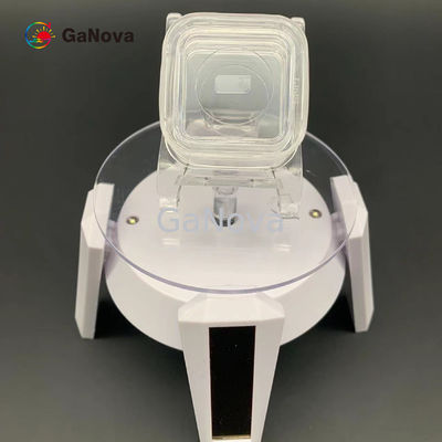 5*10mm2 Un-visage GaN Single Crystal Substrate Resistivity libre de type SI non dopé &gt; 10 ⁶ Ω·Gaufrette de dispositifs RF de cm