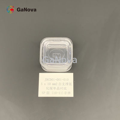 5*10mm2 SP-Face 10-11 sans dopage de type N GaN à base de cristal unique 0.1 Ω·cm Résistivité pour appareil électrique
