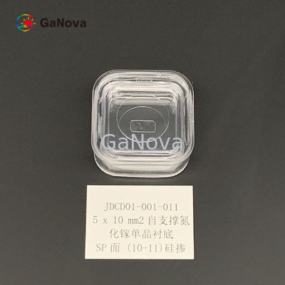 5x10mm2 SP-Face 10-11 Substrate GaN monocristallin de type N non dopé à TTV ≤ 10μm Résistivité 0,05 Ω·cm
