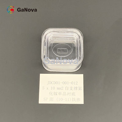 PS-visage 5*10mm2 (10-11) GaN Single Crystal Substrate Resistivity libre de type SI non dopé &gt; 10 ⁶ Ω·Dispositif RF de cm