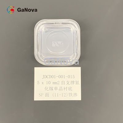PS-visage 5*10mm2 (11-12) GaN Single Crystal Substrate Resistivity libre de type SI non dopé &gt; 10 ⁶ Ω·Dispositif RF de cm