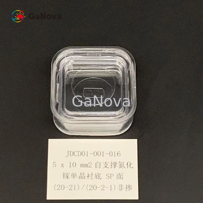 Épaisseur 350 ± 25 μm Substrate monocristallin GaN de type N non dopé à TTV ≤ 10 μm et résistance 0,1 Ω·cm