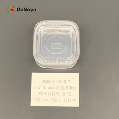 5*10mm2 SP-Face sans dopage de type N GaN à base de cristal unique 20-21 / 20-2-1 10mm2 Résistivité 0,05 Ω·cm