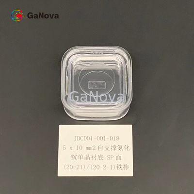 5x10mm2 Sp face Gan plaquette épitaxiale UN type substrat monocristallin de Gan dopé si