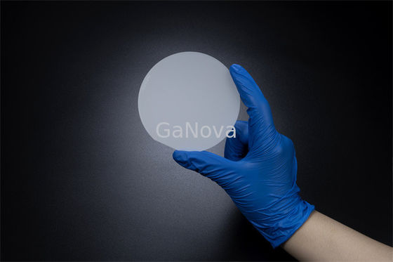4 pouces GaN On Sapphire Wafer SI-enduit de type n SSP Resistivity&lt;0.05 Ω cm LED, laser, PIN Epitaxial Wafer
