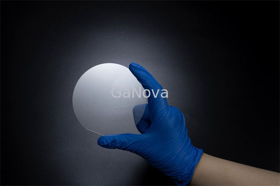 625um 675um 4 au saphir plat bleu de pouce LED GaN Epitaxial Wafer On Sapphire SSP