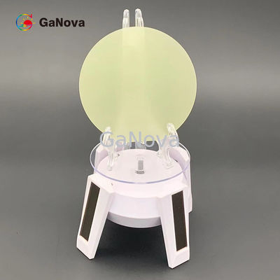 4 pouces de GaN sur la plaque de silicone verte LED Epi plaquettes SiC plaquettes épitaxielles
